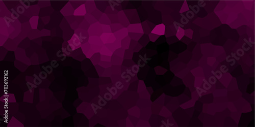 Dark pink vector gradient polygon. abstract dismal dark Lilac and burgundy colors. Voronoi diagram background. Seamless pattern with 3d shapes vector Vintage Illustration photo