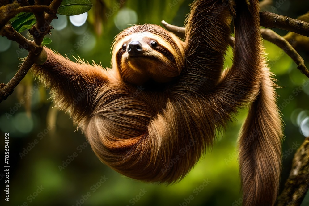 Fototapeta premium close up of a lemur