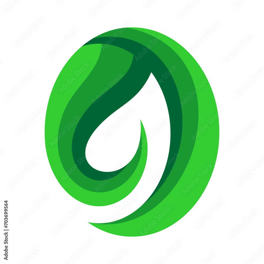 Leaf Vector Logo Design Template Leaf Vector Logo Design Template