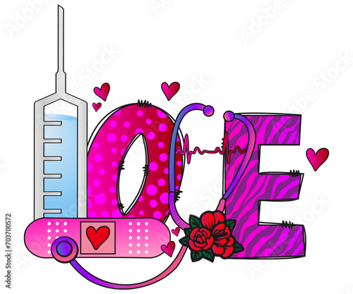 Valentine’s Day Nurse.  love