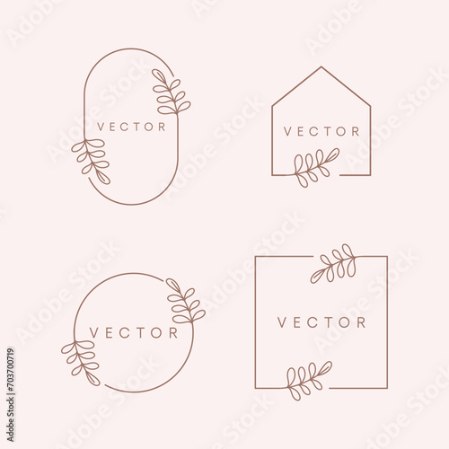 Set of black laurels frames branches. Vintage laurel wreaths collection. Hand drawn vector laurel leaves decorative elements. Leaves, swirls, ornate, award, icon.