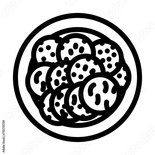 briam greek cuisine line icon vector. briam greek cuisine sign. isolated contour symbol black illustration