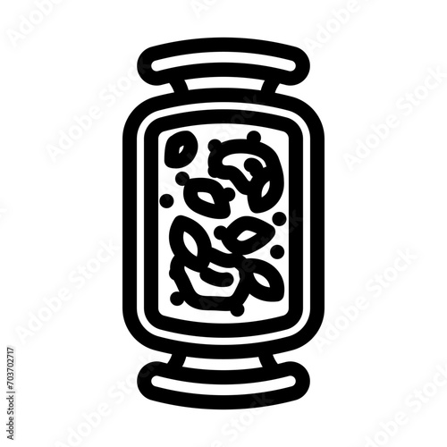 ossobuco stew italian cuisine line icon vector. ossobuco stew italian cuisine sign. isolated contour symbol black illustration