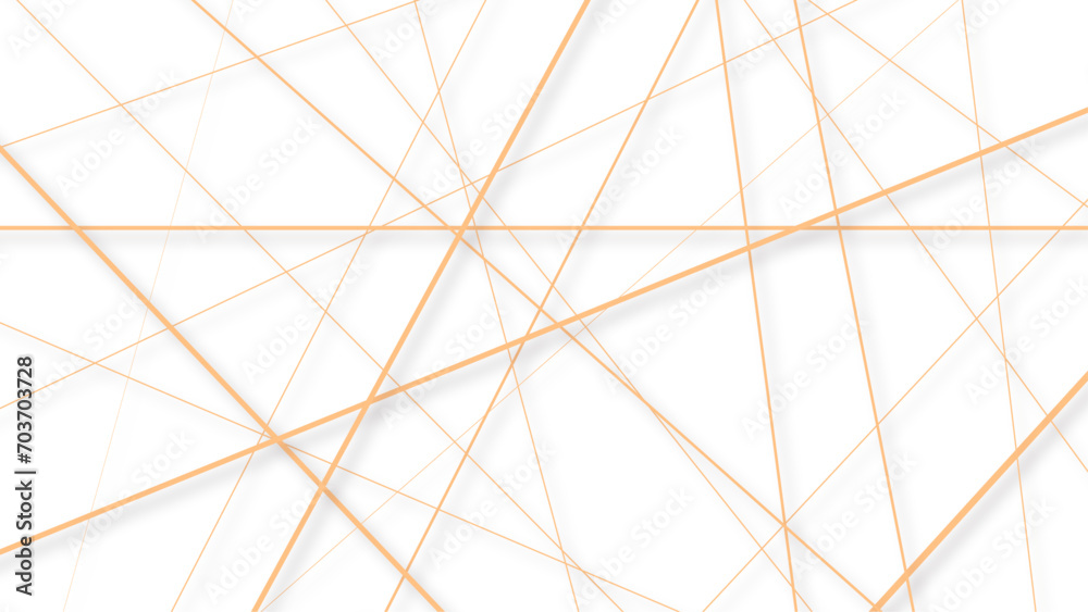 Random chaotic lines abstract geometric pattern. Orange random diagonal line background. Random chaotic lines abstract geometric pattern. Orange random diagonal line background.