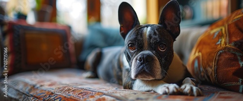 Boston Terrier Dog Leprechaun Hat, HD, Background Wallpaper, Desktop Wallpaper