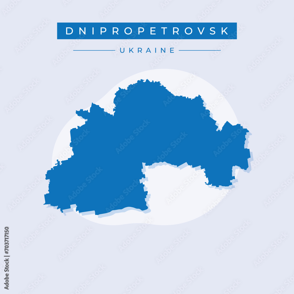 Vector illustration vector of Dnipropetrovsk map Ukraine Vector illustration vector of Dnipropetrovsk map Ukraine