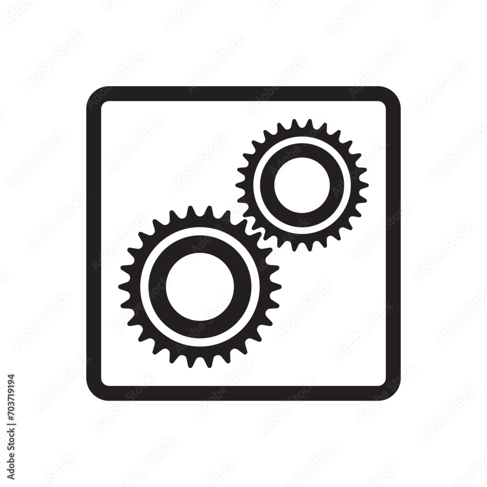 repair shop or automotive icon vector illustration symbol design