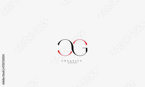 Alphabet letters Initials Monogram logo CG GC C G