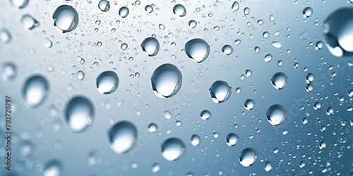 Rain drop on white background, a close up of water droplets on a white surface , Water Drops on a Window, depicts rain droplets on glass..for nature, weather, and environmental designs.