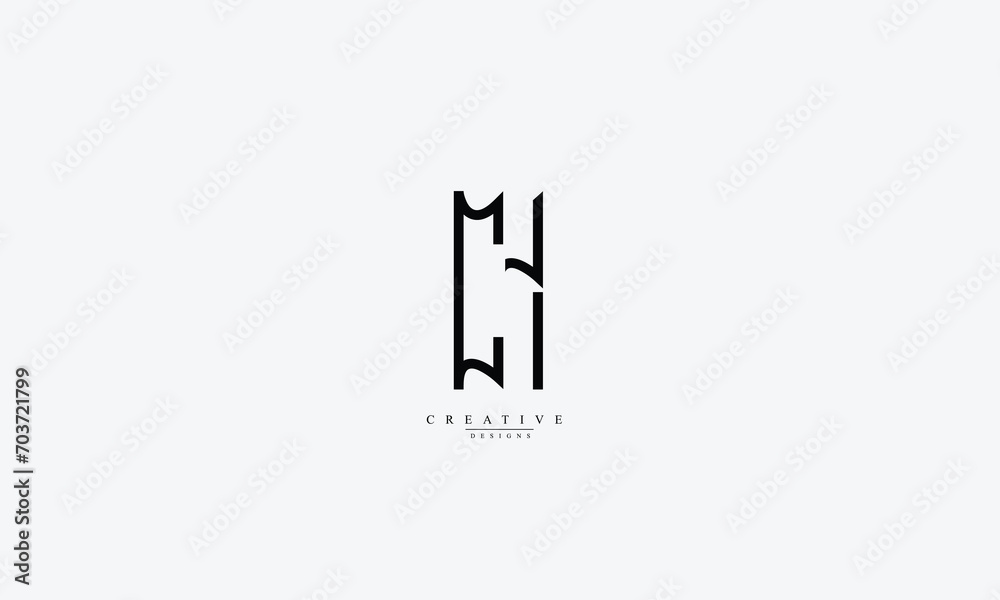 Alphabet letters Initials Monogram logo CH HC C H Alphabet letters Initials Monogram logo CH HC C H