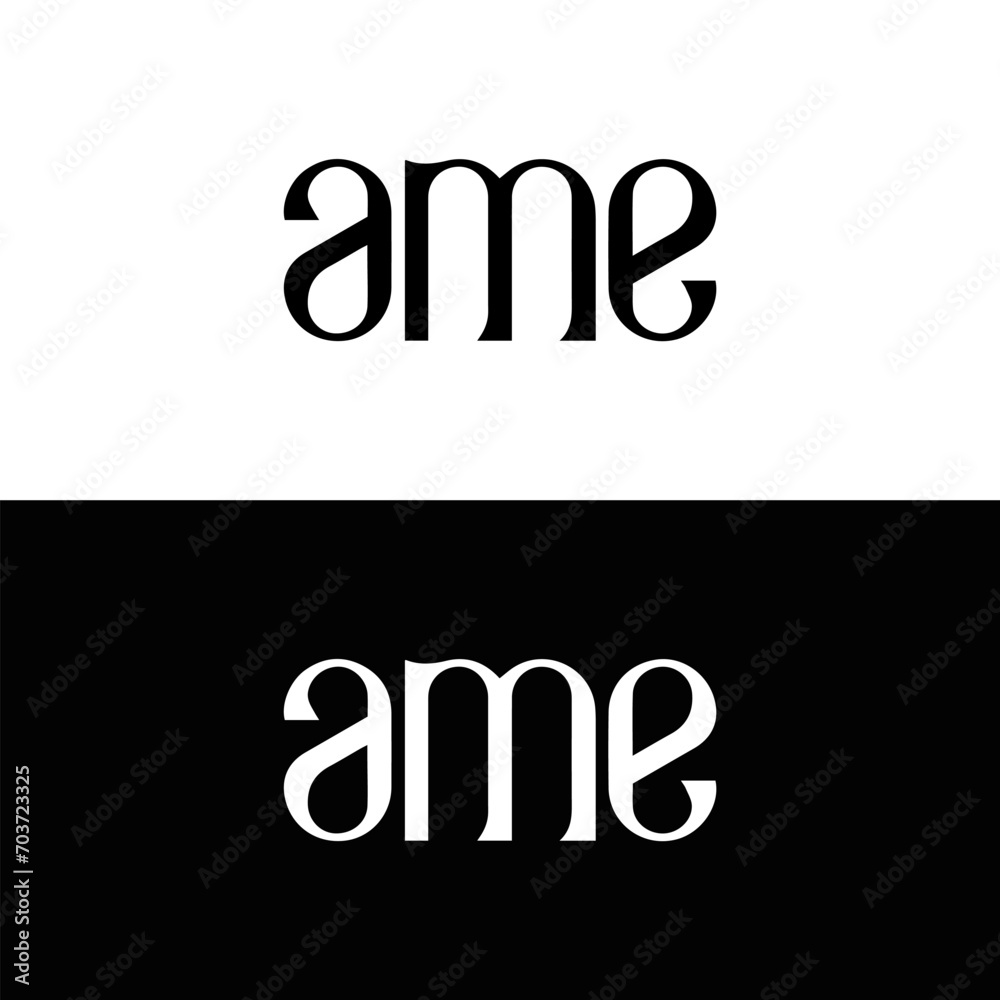 AME logo. AME set , A M E design. White AME letter. AME, A M E letter logo design. Initial letter AME letter logo set, linked circle uppercase monogram logo. A M E letter logo vector design.
AME logo. AME set , A M E design. White AME letter. AME, A M E letter logo design. Initial letter AME letter logo set, linked circle uppercase monogram logo. A M E letter logo vector design.