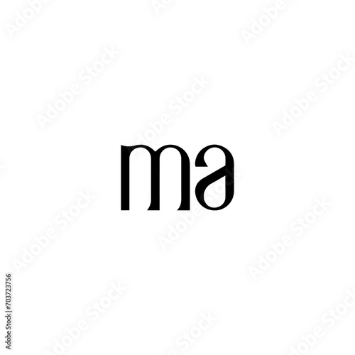 MA, MA set , M A design, M A letter, M A logo, M A, MA letter, MA logo, MA monogram, MA letter logo set,  graphic, icon, identity, industry, initial, letter, line, linked, logo, logos, logotype, manag