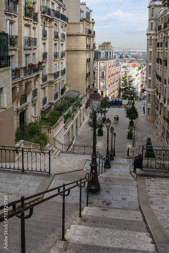 Street in the center of Paris