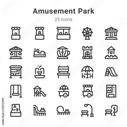 amusement park icons