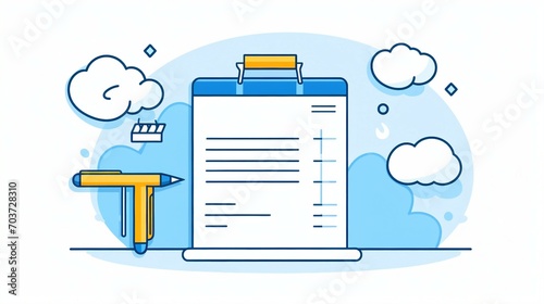 Innovative Business Strategies: Thin Line Icon Vector Illustration for Corporate Success and Growth in Modern Management and Technology