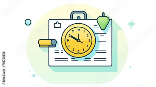Innovative Business Strategies: Thin Line Icon Vector Illustration for Corporate Success and Growth in Modern Management and Technology