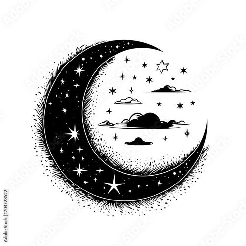 Moon svg, moon png, summer clipart, clipart, moon illustration, palm, tree, beach, tropical, vector, summer, illustration, island, silhouette, sea, sun, nature, travel, ocean, sunset, design, sky, lan