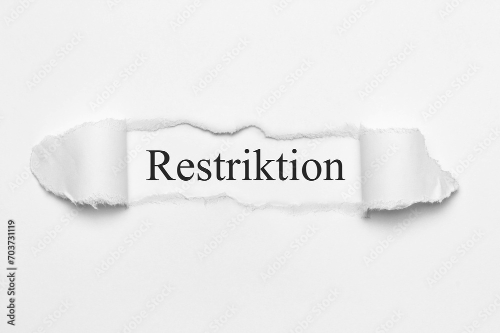 Restriktion
Restriktion