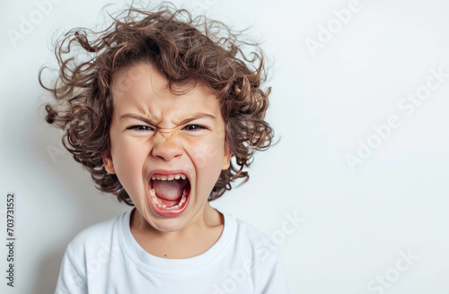 angry child shouting