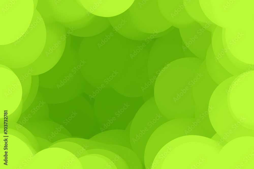 Green bubbles abstract background, circles shapes, geometric background, digital drawing. Green bubbles abstract background, circles shapes, geometric background, digital drawing.