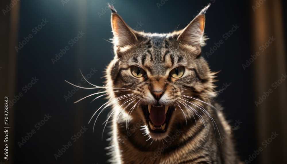 a cat with it's mouth open and it's mouth wide open with it's mouth wide open and it's mouth wide open with it's mouth wide. a cat with it's mouth open and it's mouth wide open with it's mouth wide open and it's mouth wide open with it's mouth wide.