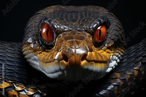 close up King Cobra