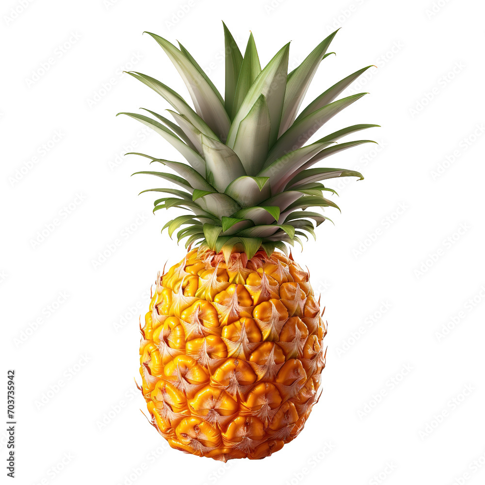 pineapple Isolated on transparent background pineapple Isolated on transparent background