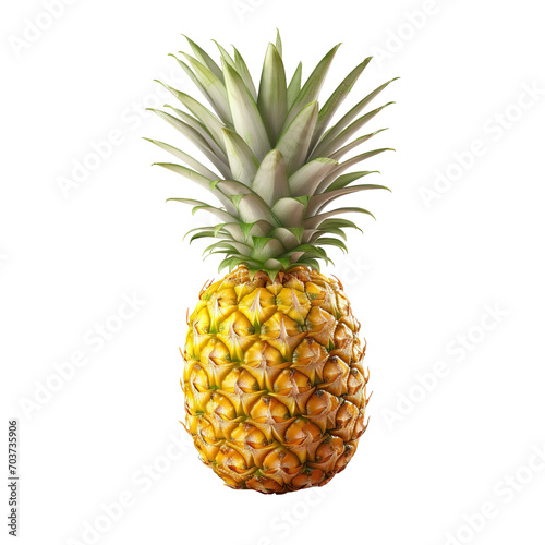 pineapple Isolated on transparent background