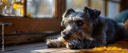 Kerry Blue Terrier Dog Ready St, HD, Background Wallpaper, Desktop Wallpaper