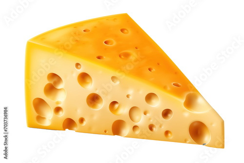 Wallpaper Mural piececheese Isolated on transparent background Torontodigital.ca