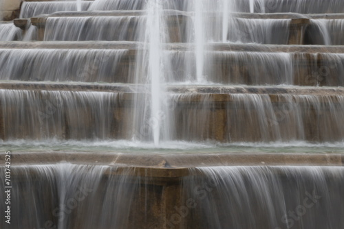 Fountain in a park of Vienna