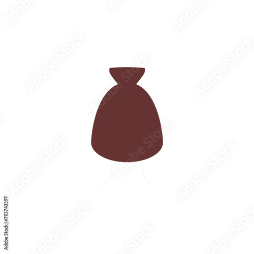 set of brown vase colors vase