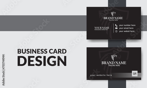 Modern Business Card Design Creative and Clean Business Card Template.