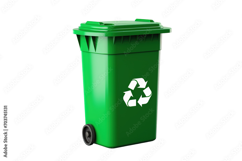 garbage container Isolated on transparent background garbage container Isolated on transparent background