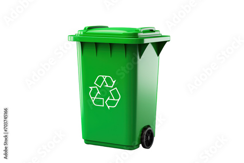 garbage container Isolated on transparent background © STOCK AI