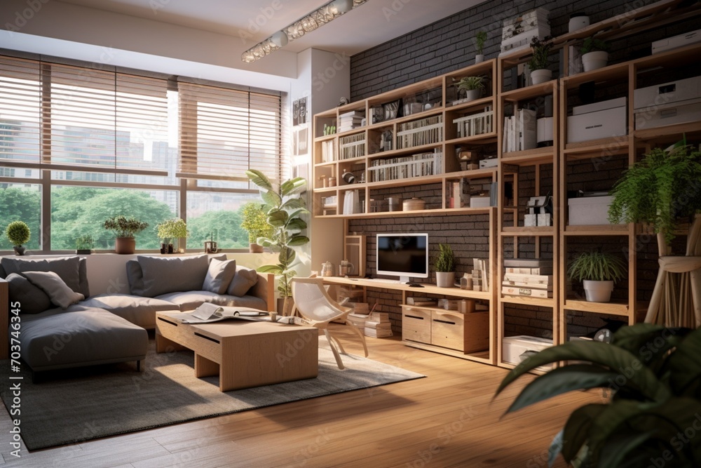 Design a multi-functional, modular living space that adapts to various ...