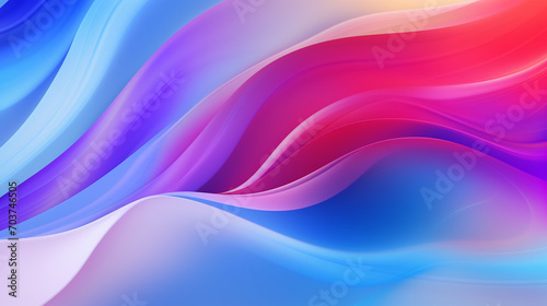 Abstract Colorful Swirls: Mobile Screen Concept Background