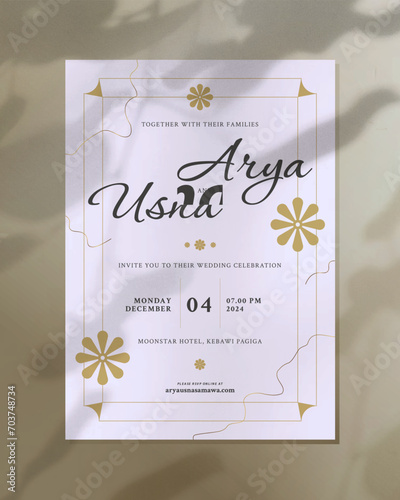 Wedding Invitation Template for you
