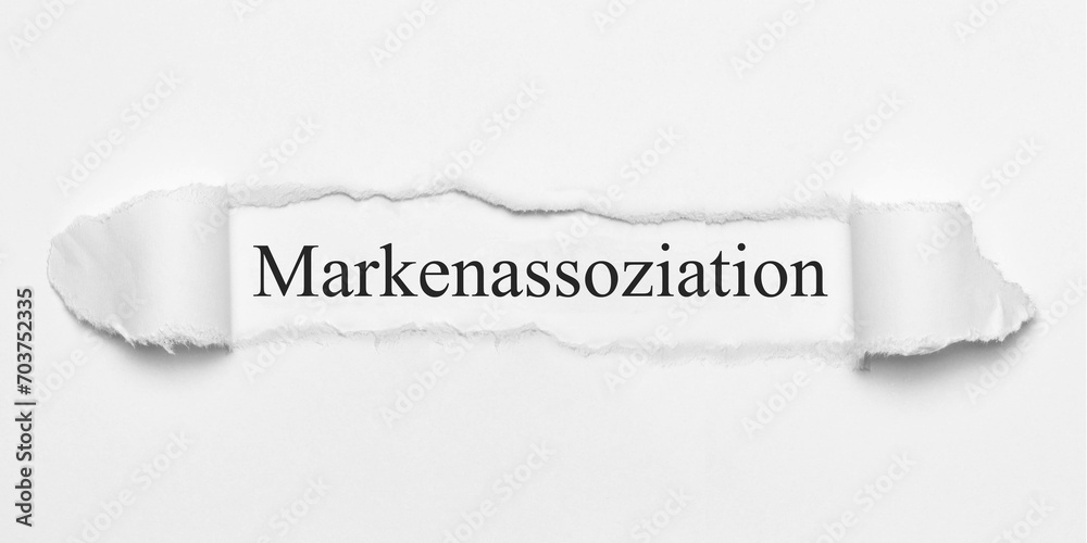 Fototapeta premium Markenassoziation