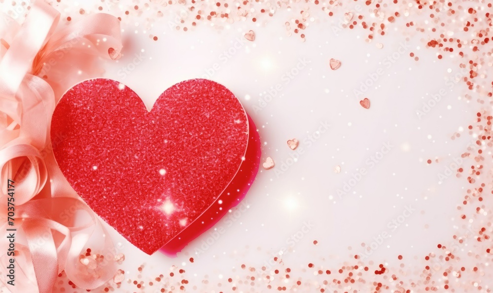 Abstract heart pink light or bokeh background. Valentine Day Abstract heart pink light or bokeh background. Valentine Day