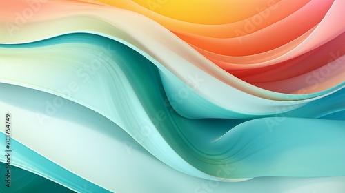 A close-up of a wavy tropical leaf reveals a calming palette  its fluid forms creating serene rhythms in nature s dance