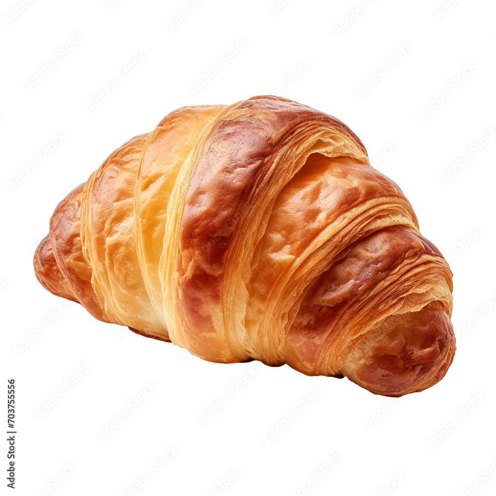 croissant Isolated on transparent background croissant Isolated on transparent background