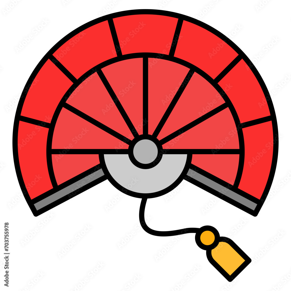 Fan Dance Icon Fan Dance Icon