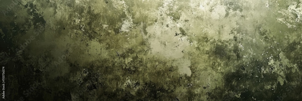 Grunge Background Texture in the Style Olive Green and Ivory - Amazing Grunge Wallpaper created with Generative AI Technology