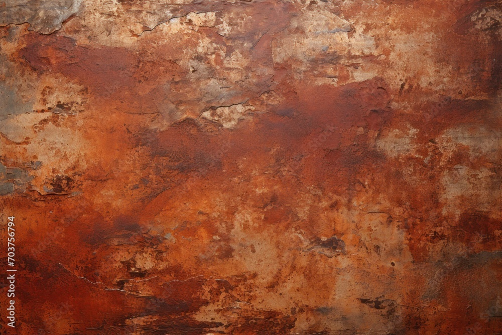 Rusted steel texture brown and red. Ideal for vintage style background.