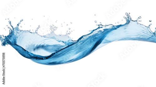 water liquid splash isolated on white background includes clipping path, transparent background