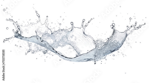 water splash on white background © PNG City