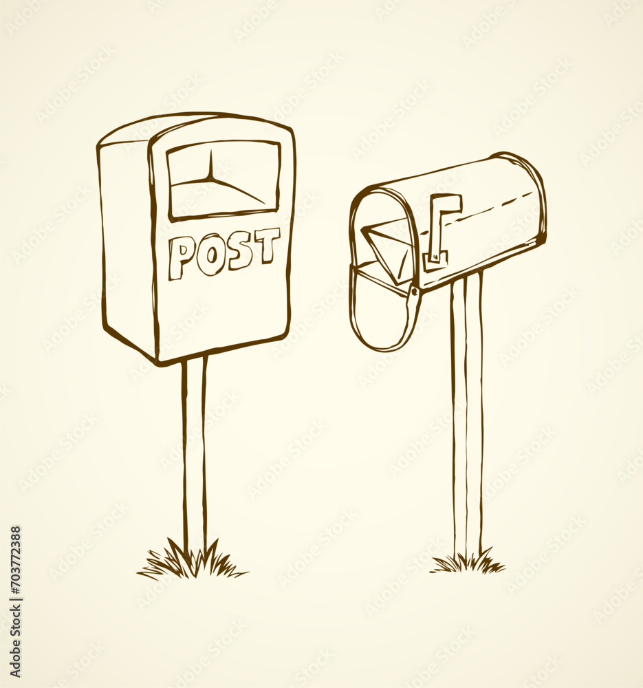 Mailbox. Vector drawing