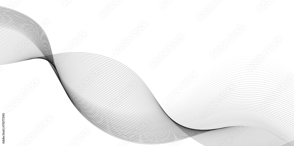 Abstract wavy white and grey curved lines on transparent background. Frequency sound wave lines and technology background, Design for brochure, flyer, banner, template, business wave lines background. Abstract wavy white and grey curved lines on transparent background. Frequency sound wave lines and technology background, Design for brochure, flyer, banner, template, business wave lines background.