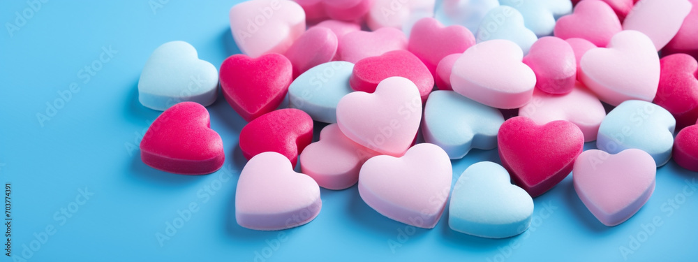 Valentine's Day abstract background with hearts Valentine's Day abstract background with hearts